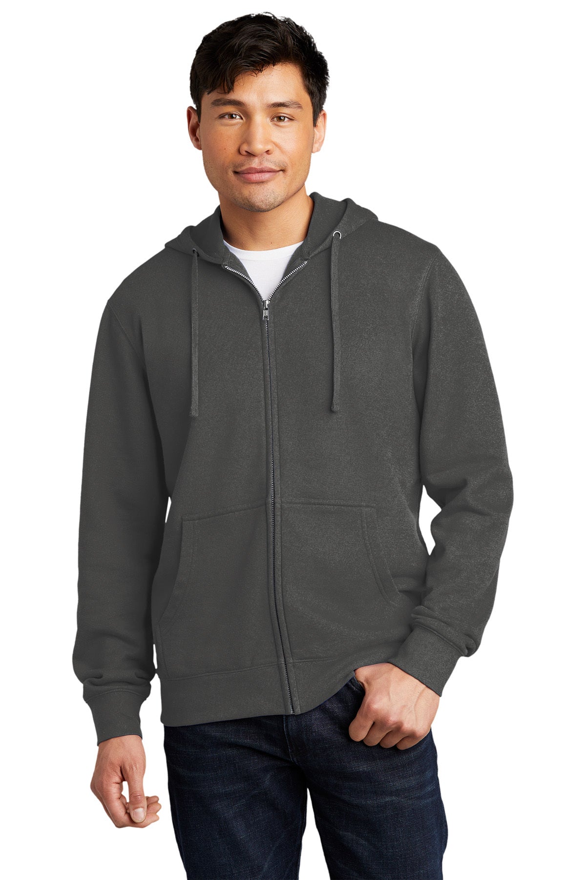 District® V.I.T.™ Fleece Full-Zip Hoodie: XS-XL (DT6102)
