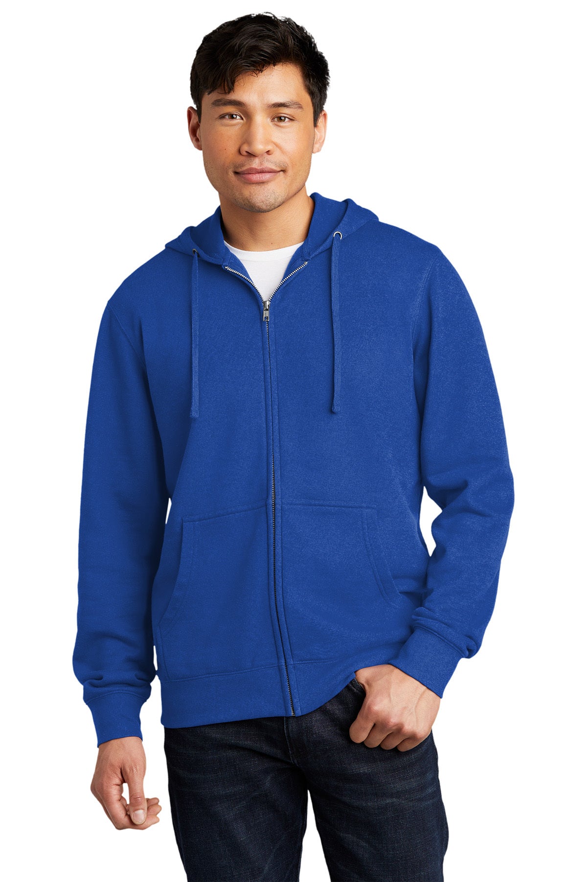 District® V.I.T.™ Fleece Full-Zip Hoodie: XS-XL (DT6102)