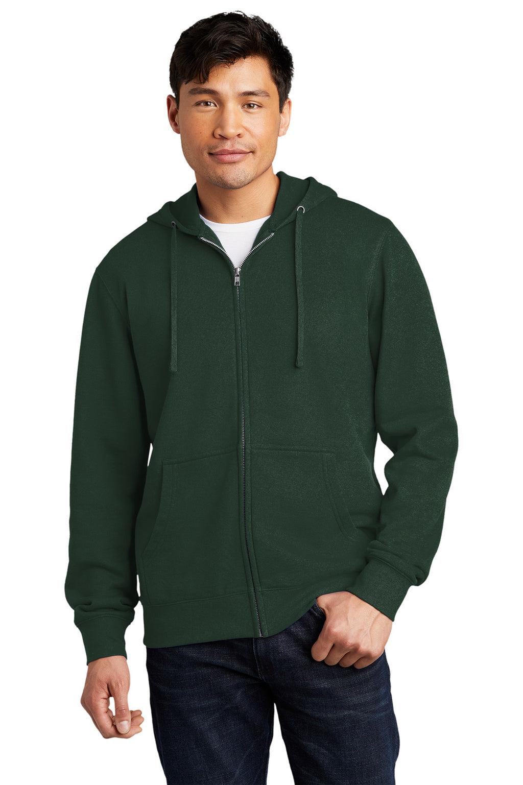 District® V.I.T.™ Fleece Full-Zip Hoodie: XS-XL (DT6102)