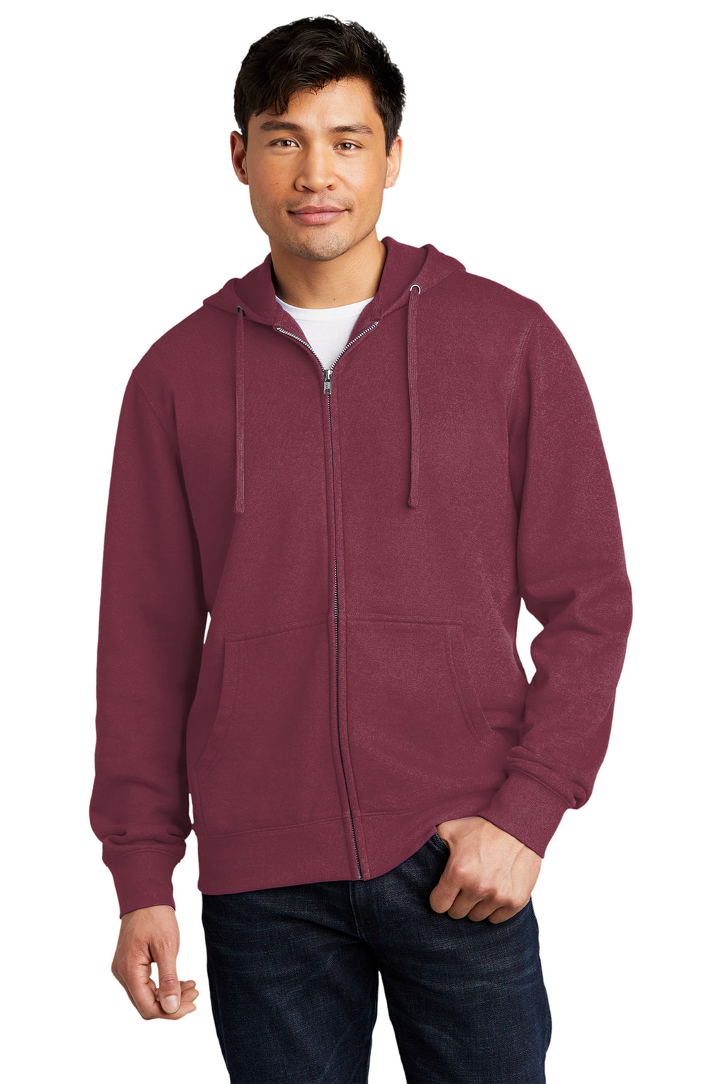 District® V.I.T.™ Fleece Full-Zip Hoodie: XS-XL (DT6102)