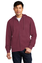 District® V.I.T.™ Fleece Full-Zip Hoodie: XS-XL (DT6102)