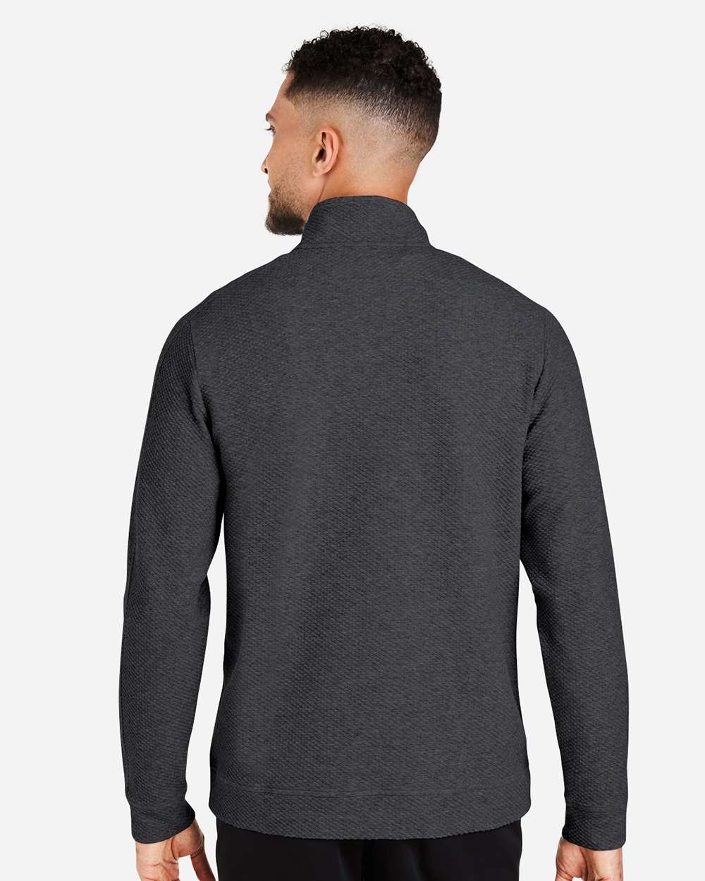 North End Men's Spirit Textured 1/4 Zip Pullover (NE725)