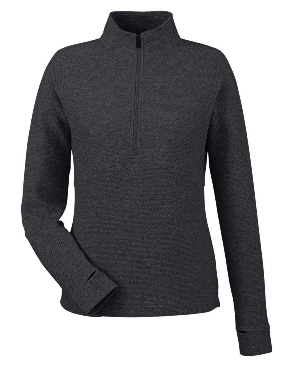 North End Women's Spirit Textured 1/4 Zip Pullover (NE725W)