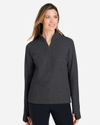 North End Women's Spirit Textured 1/4 Zip Pullover (NE725W)