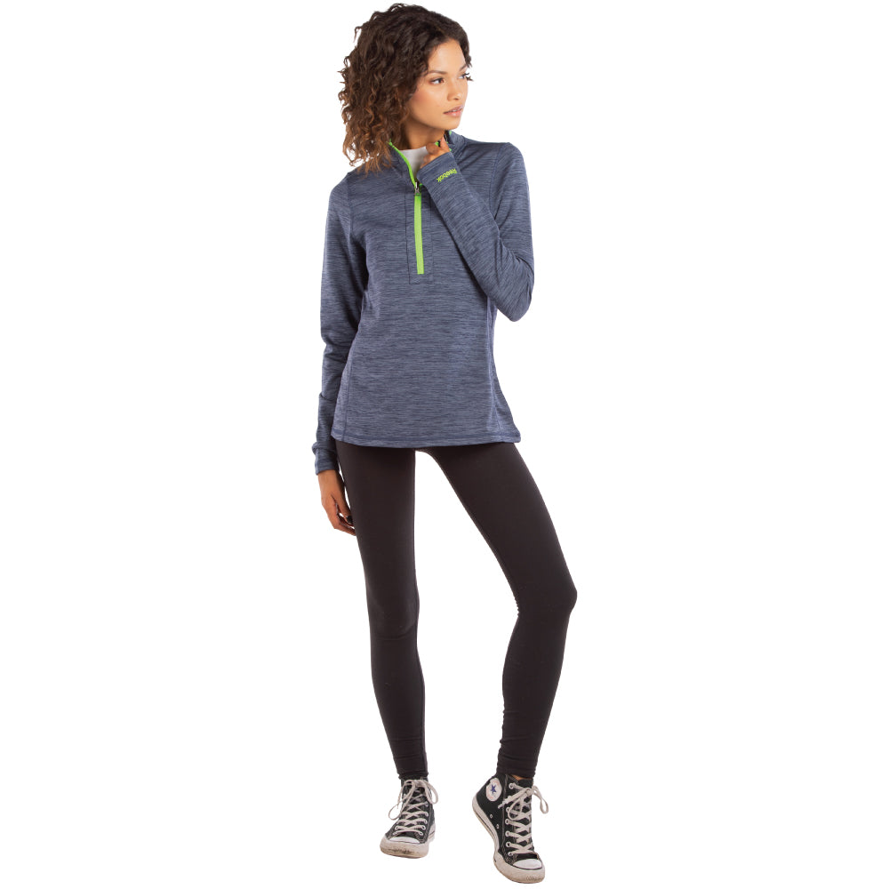 Reebok® Ladies' Reversible Circuit 1/2 Zip Pullover (RE7439)