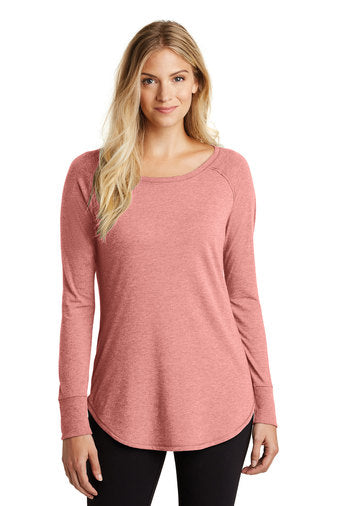 District™ Women's Perfect Tri Long Sleeve Tunic Tee (DT132L)