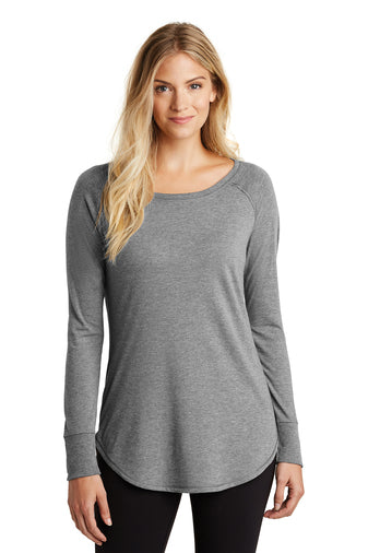 District™ Women's Perfect Tri Long Sleeve Tunic Tee (DT132L)