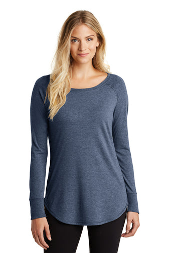 District™ Women's Perfect Tri Long Sleeve Tunic Tee (DT132L)