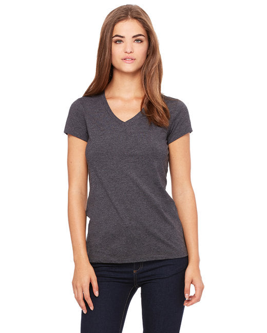 Bella + Canvas® V-Neck Ladies' Jersey Short Sleeve T-Shirt (B6405CVC)