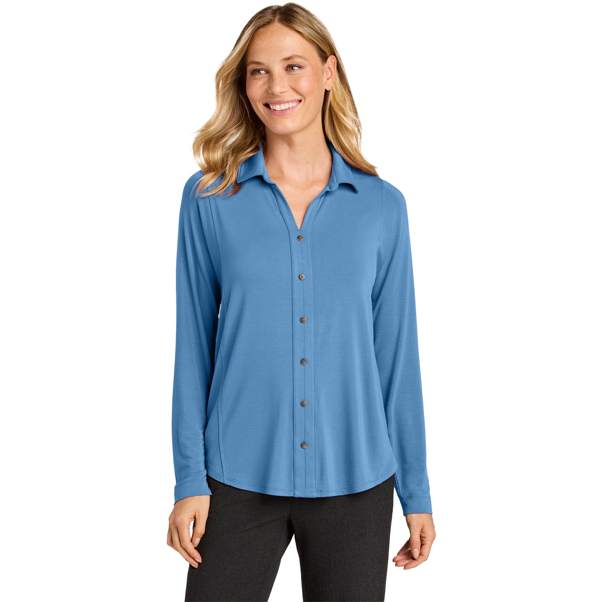 Port Authority® Women's Luxe Knit Button Tunic (LK5602)