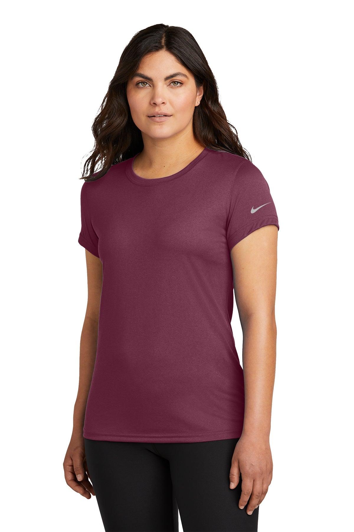 Nike® Ladies' Swoosh Sleeve Legend Tee (NKDX8734)