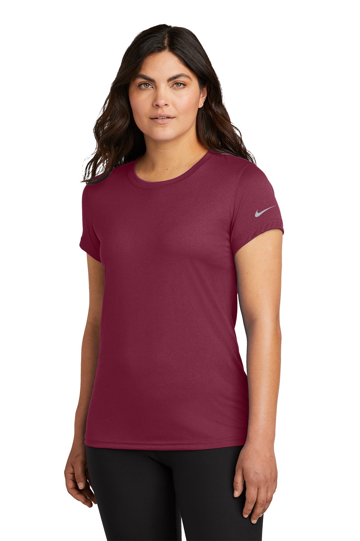 Nike® Ladies' Swoosh Sleeve Legend Tee (NKDX8734)