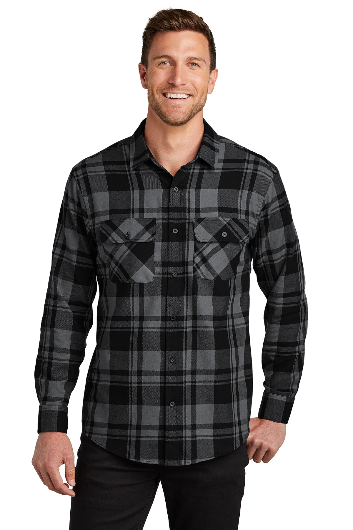 Port Authority® Plaid Flannel Shirt (W668)