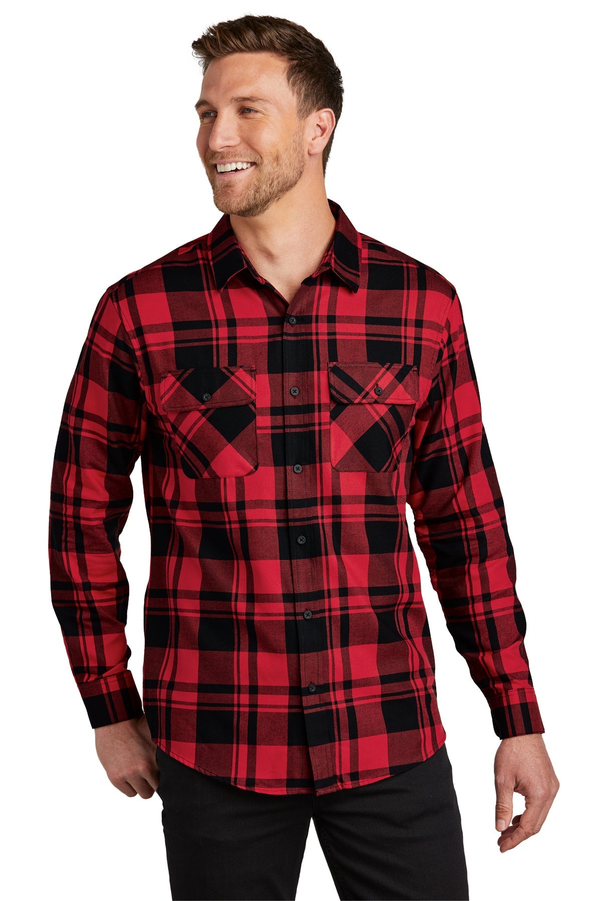 Port Authority® Plaid Flannel Shirt (W668)