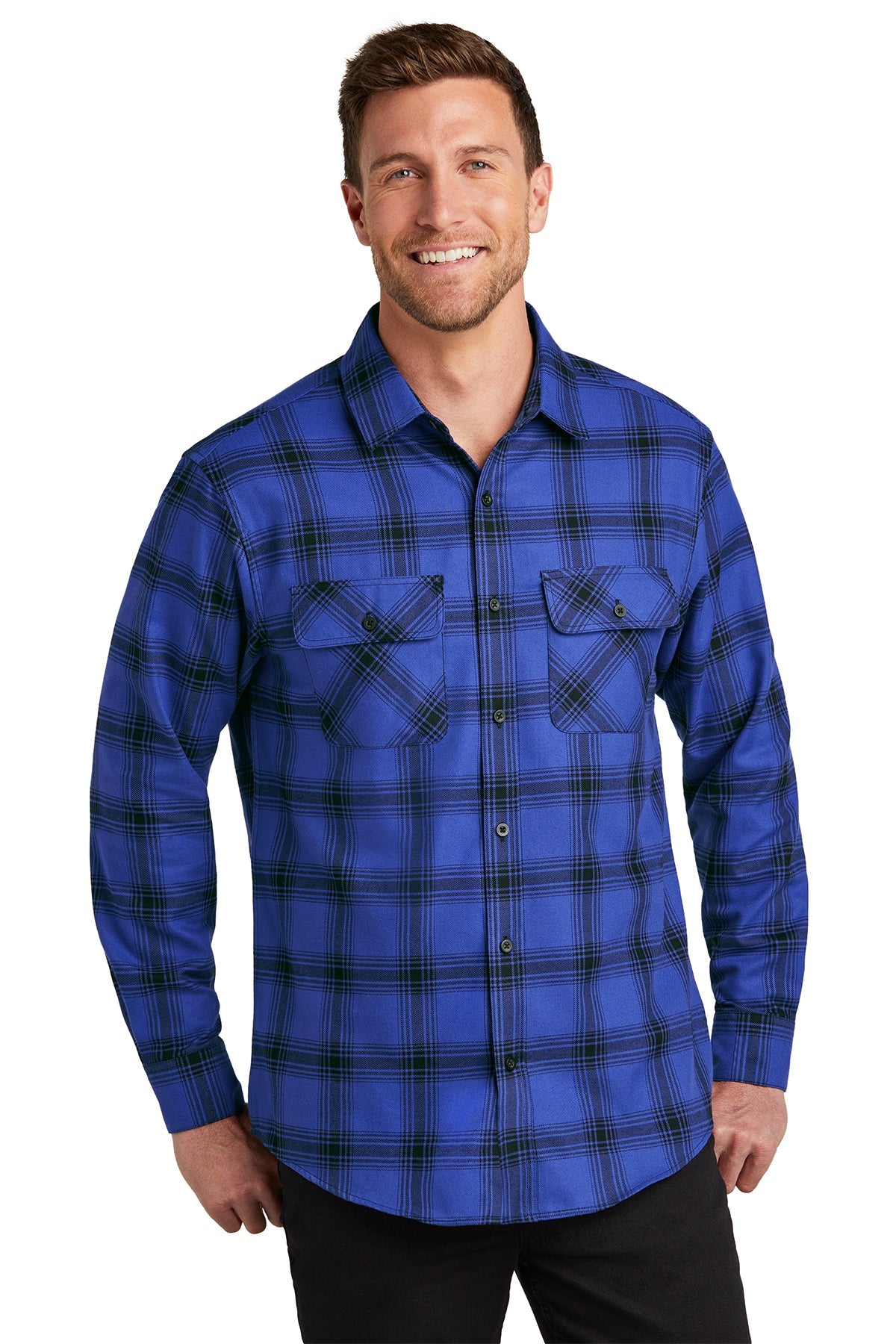 Port Authority® Plaid Flannel Shirt (W668)