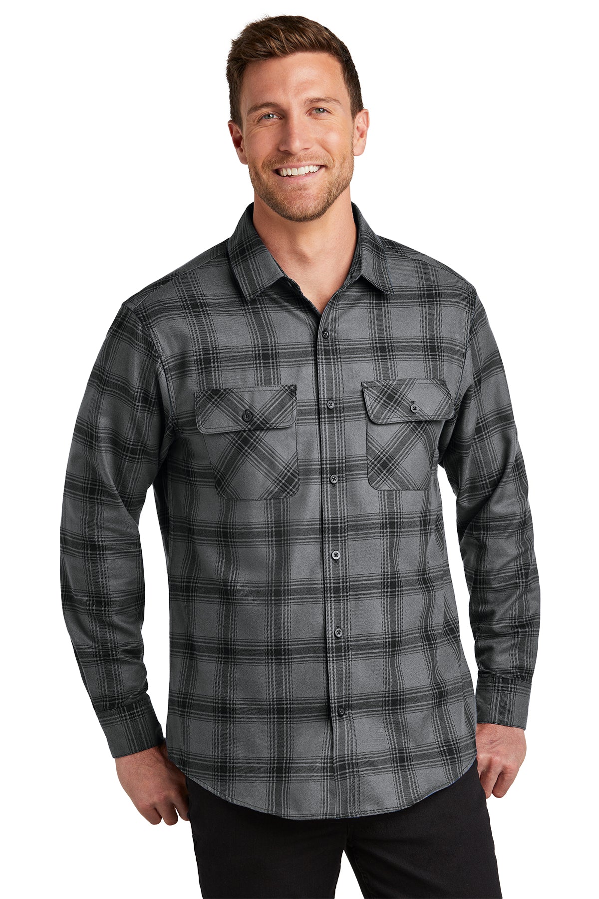 Port Authority® Plaid Flannel Shirt (W668)