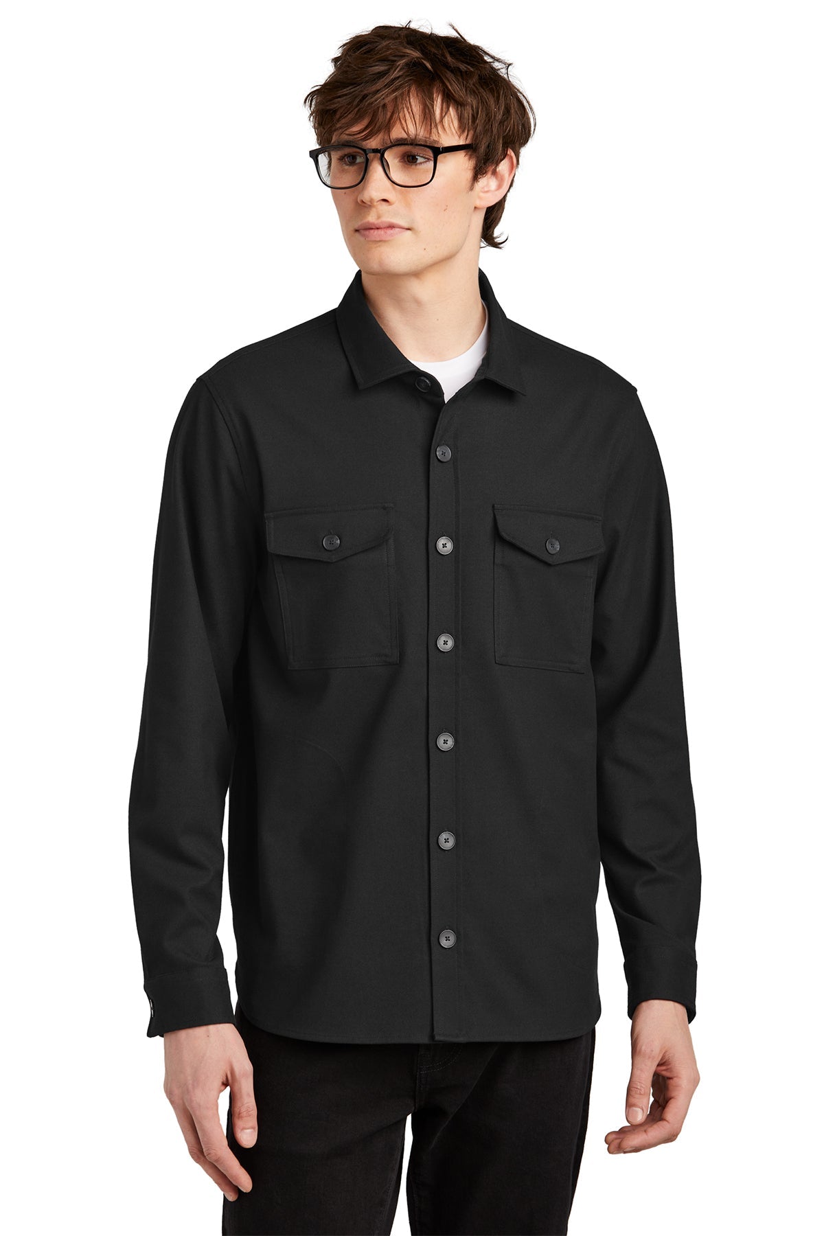 Mercer+Mettle™ Long Sleeve Twill Overshirt (MM2020)