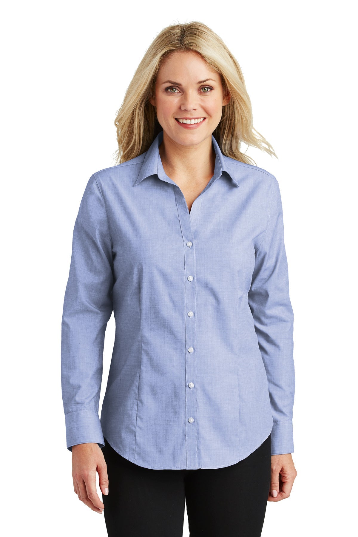 Port Authority® Ladies Crosshatch Easy Care Shirt (L640)