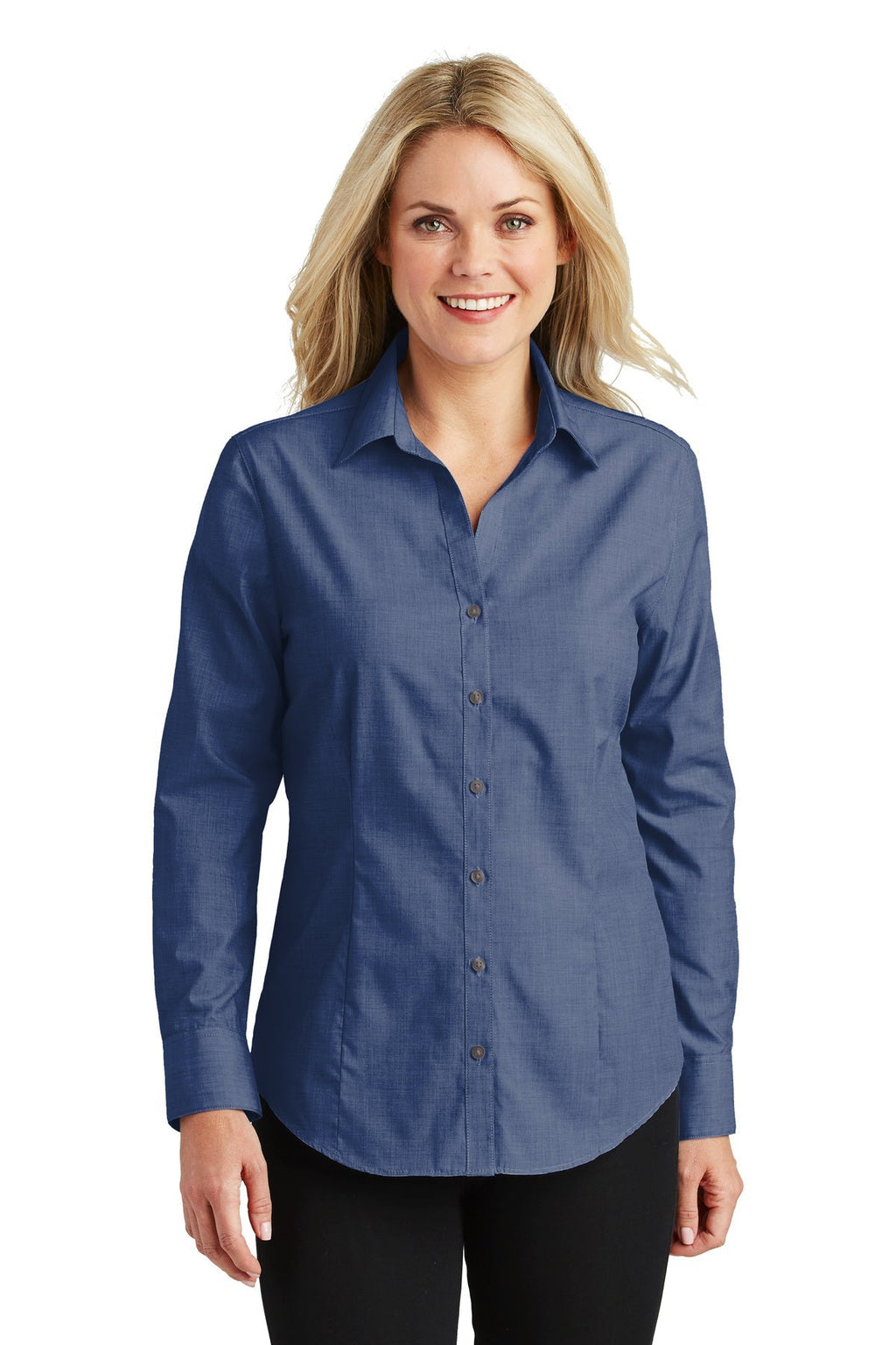 Port Authority® Ladies Crosshatch Easy Care Shirt (L640)