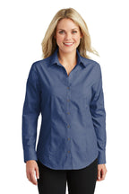 Port Authority® Ladies Crosshatch Easy Care Shirt (L640)