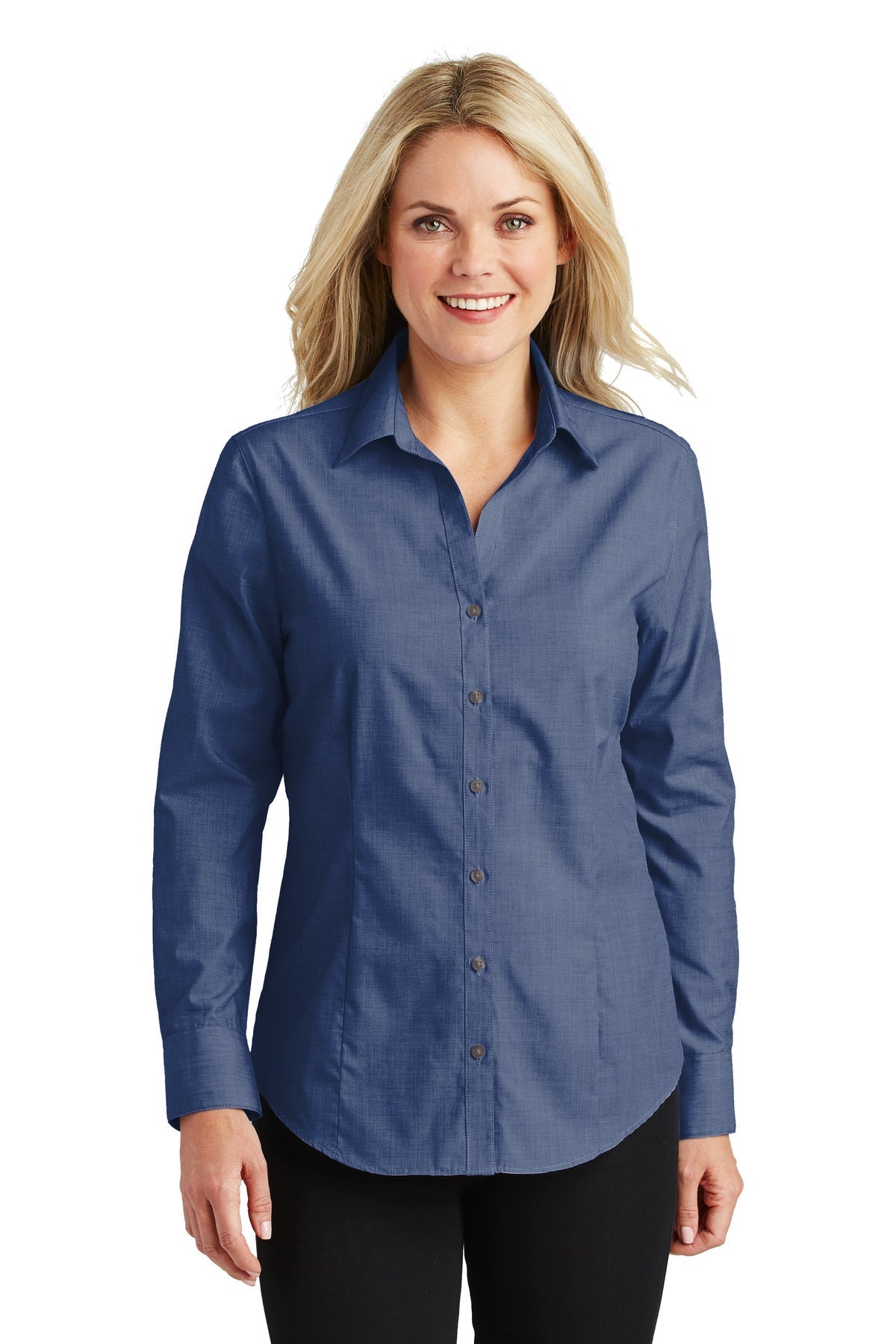 Port Authority® Ladies Crosshatch Easy Care Shirt (L640)