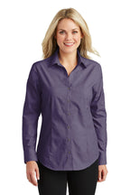 Port Authority® Ladies Crosshatch Easy Care Shirt (L640)