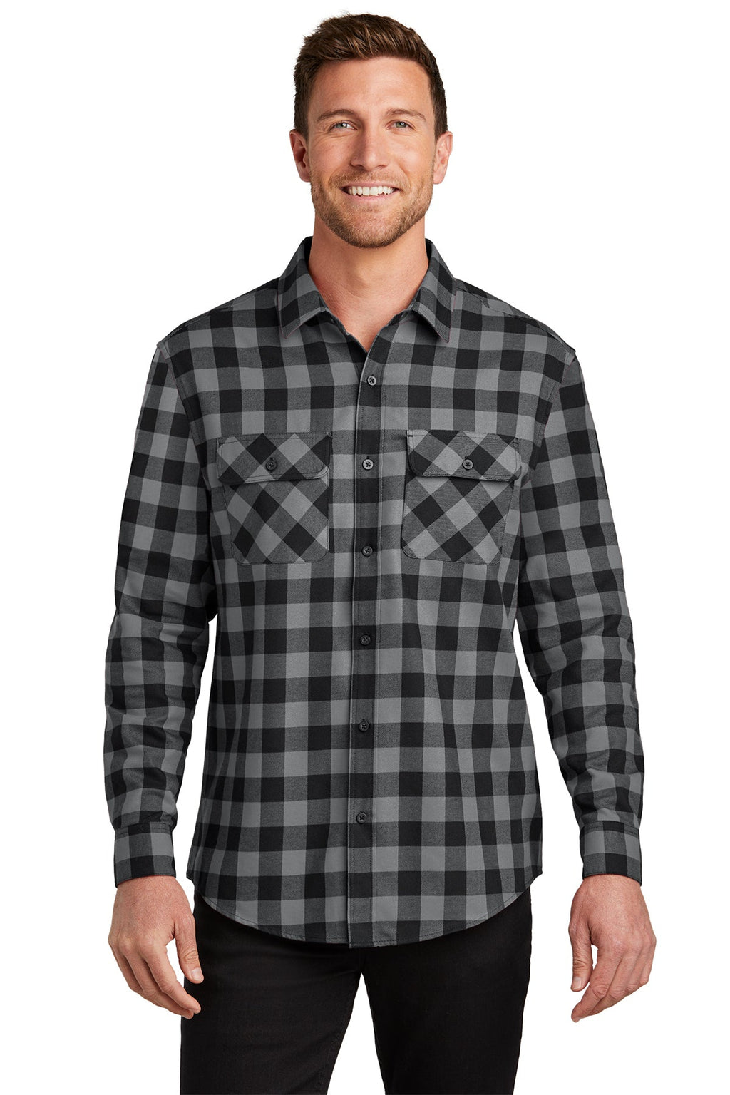 Port Authority® Plaid Flannel Shirt (W668)