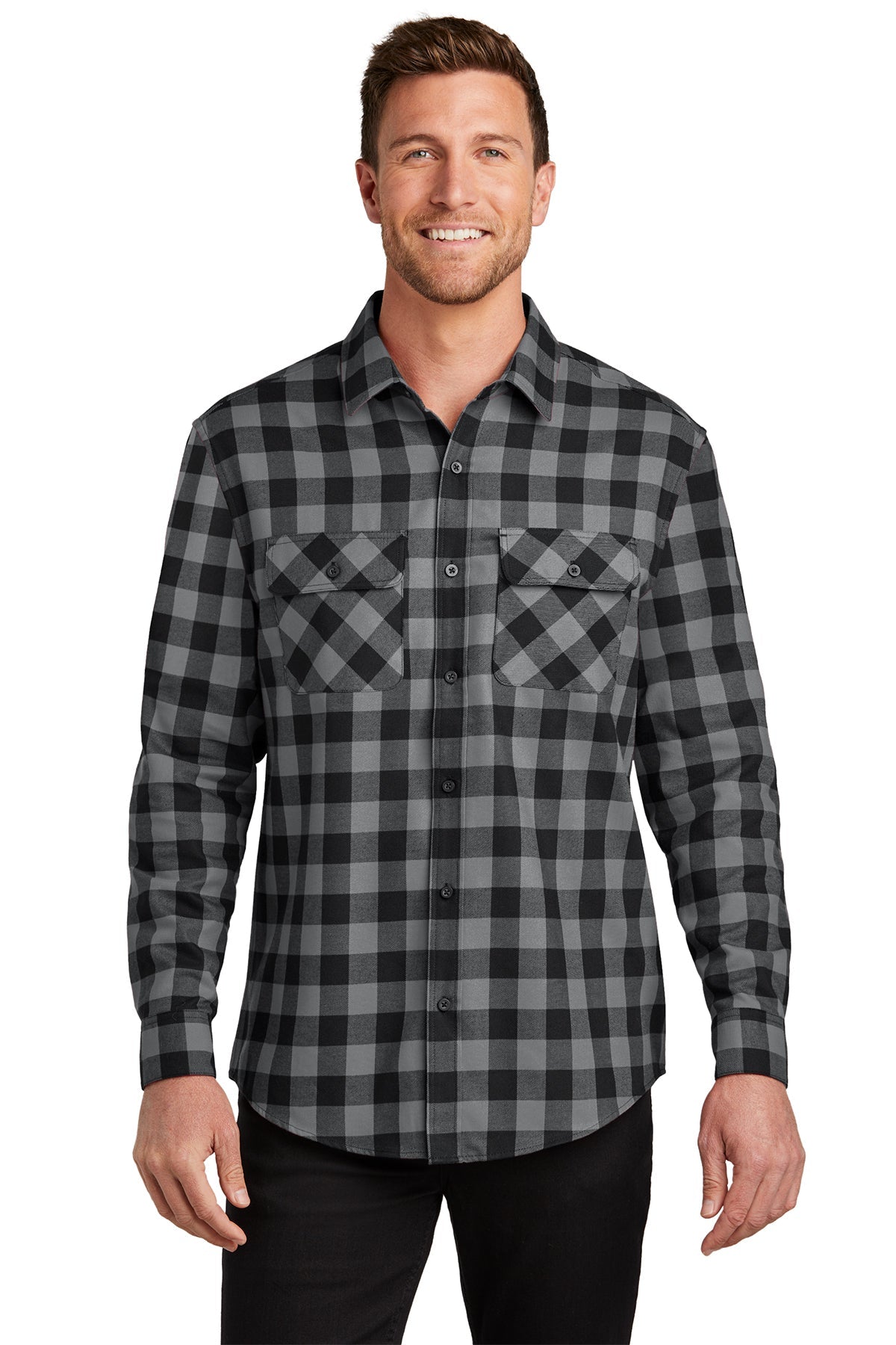 Port Authority® Plaid Flannel Shirt (W668)