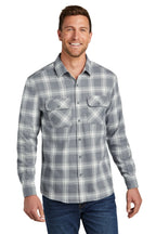Port Authority® Plaid Flannel Shirt (W668)