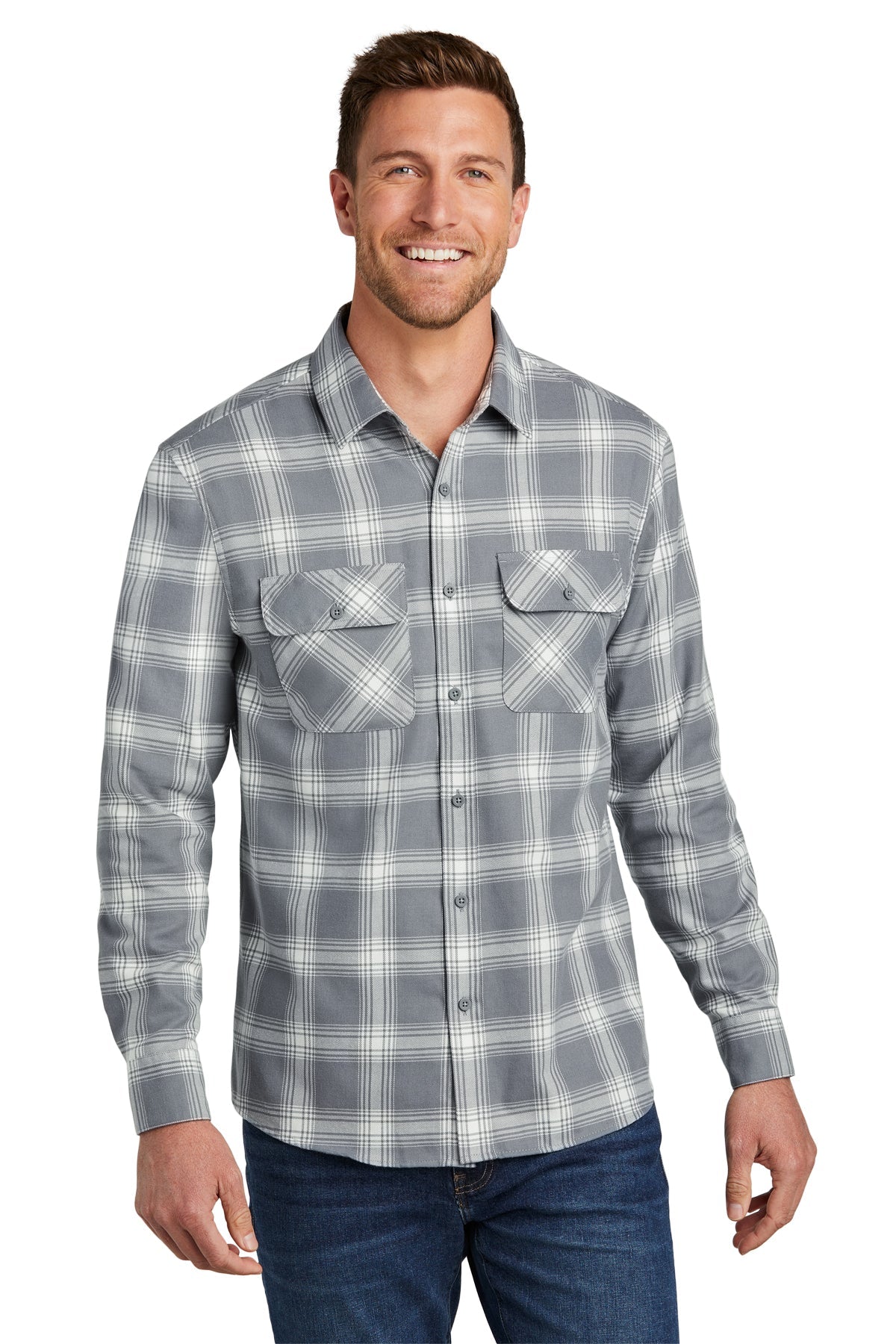 Port Authority® Plaid Flannel Shirt (W668)
