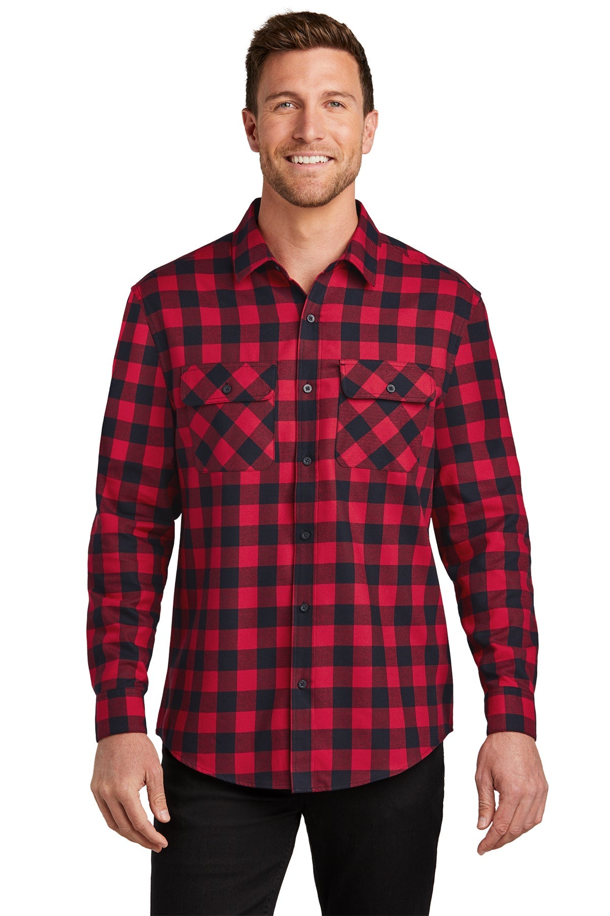 Port Authority® Plaid Flannel Shirt (W668)