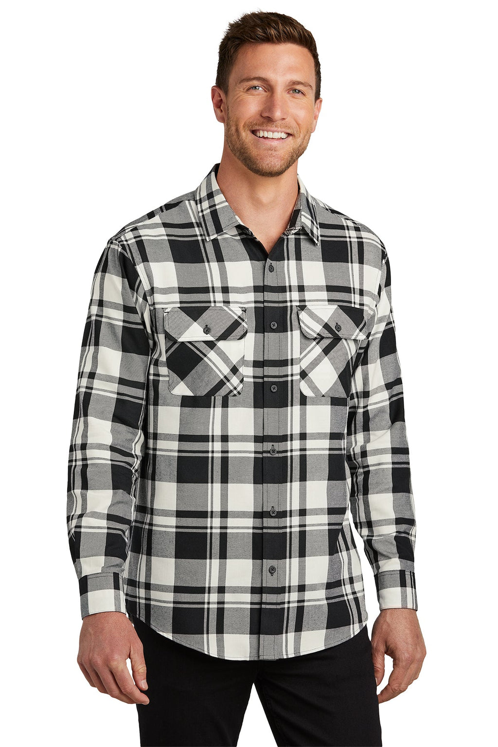 Port Authority® Plaid Flannel Shirt (W668)