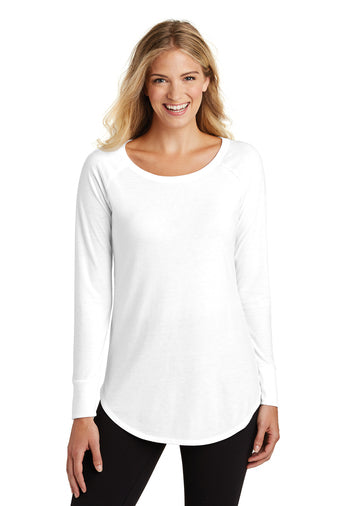 District™ Women's Perfect Tri Long Sleeve Tunic Tee (DT132L)