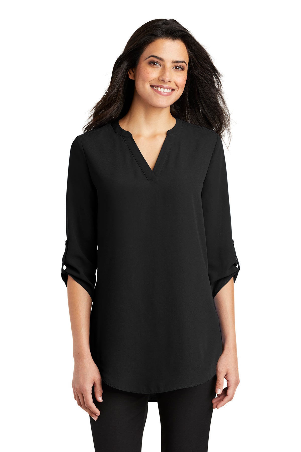 Port Authority® Ladies 3/4-Sleeve Tunic Blouse (LW701)