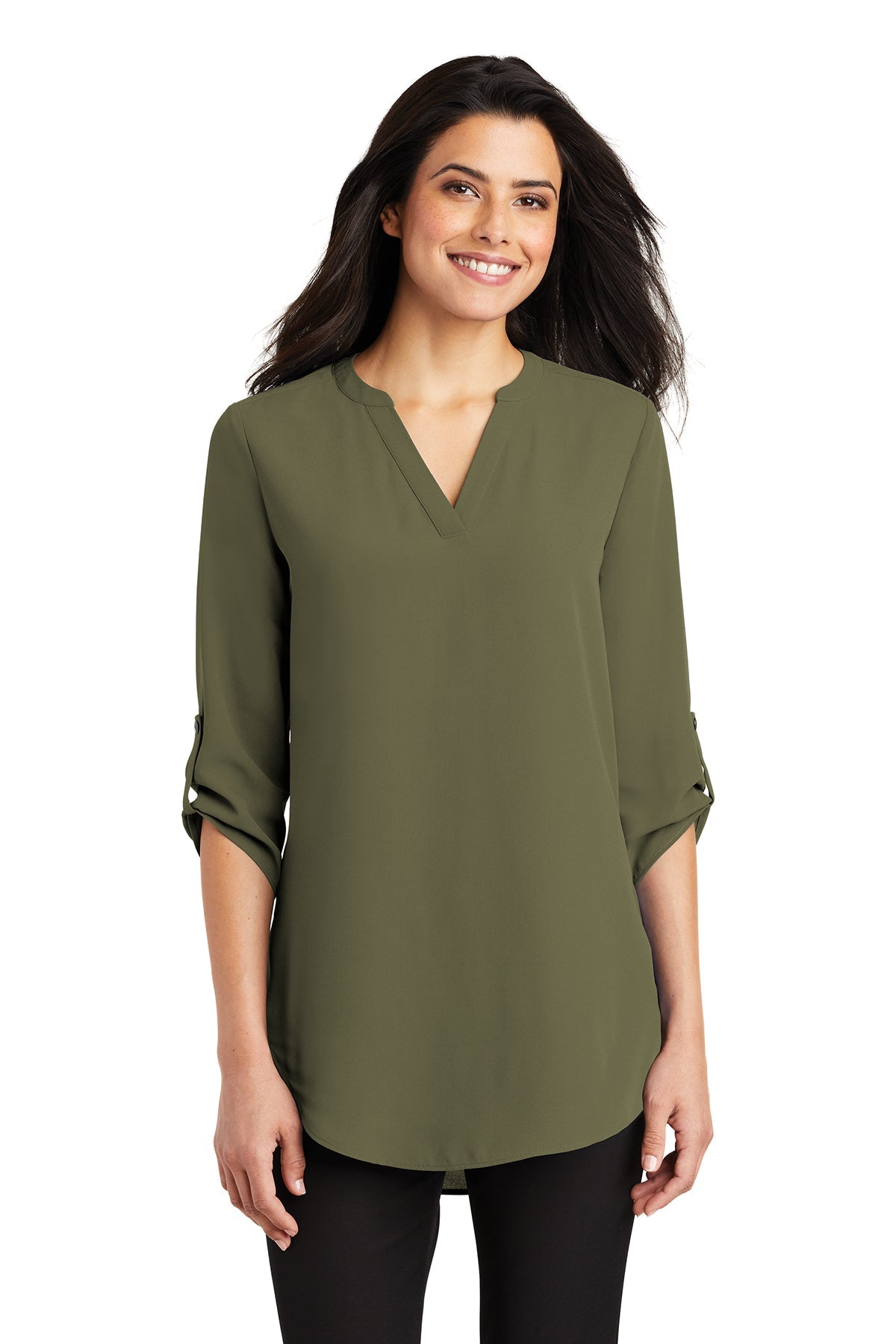 Port Authority® Ladies 3/4-Sleeve Tunic Blouse (LW701)