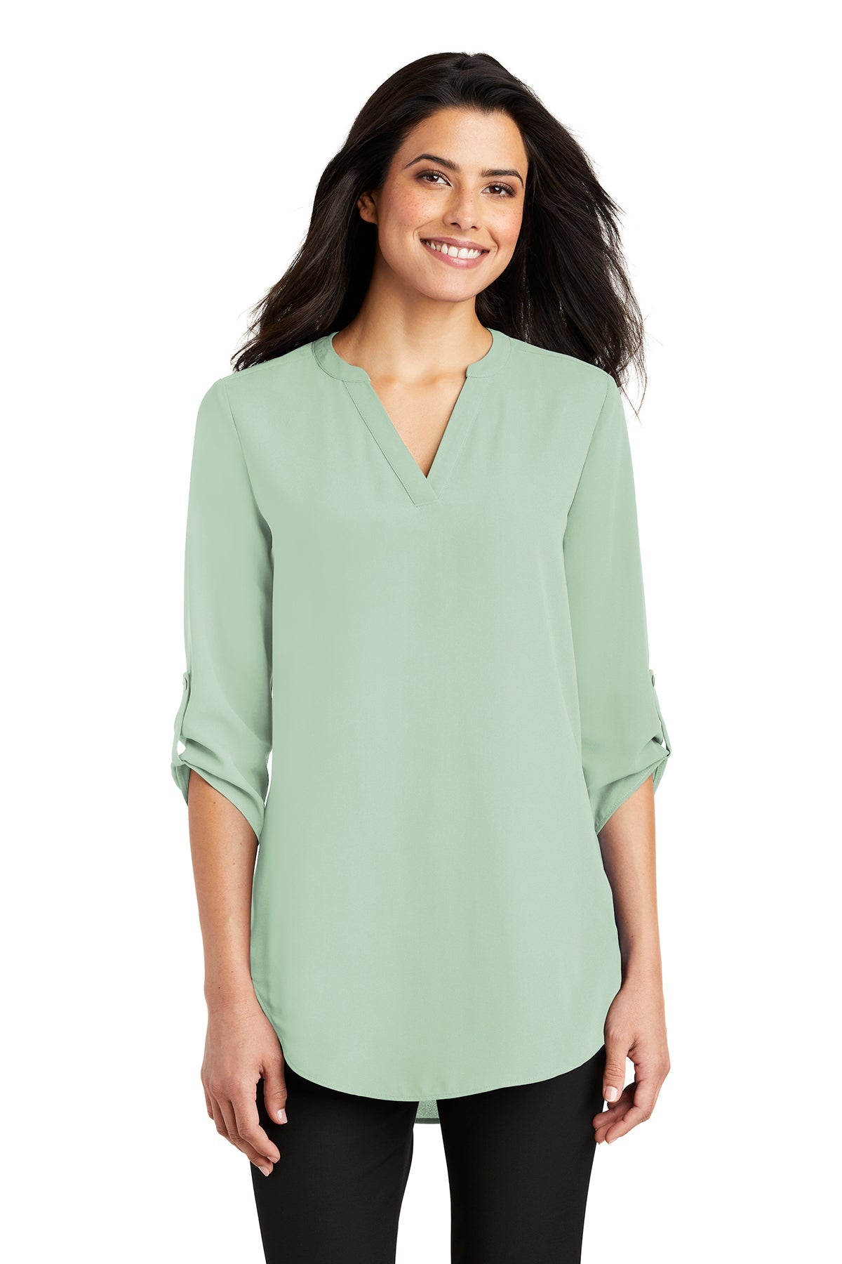 Port Authority® Ladies 3/4-Sleeve Tunic Blouse (LW701)