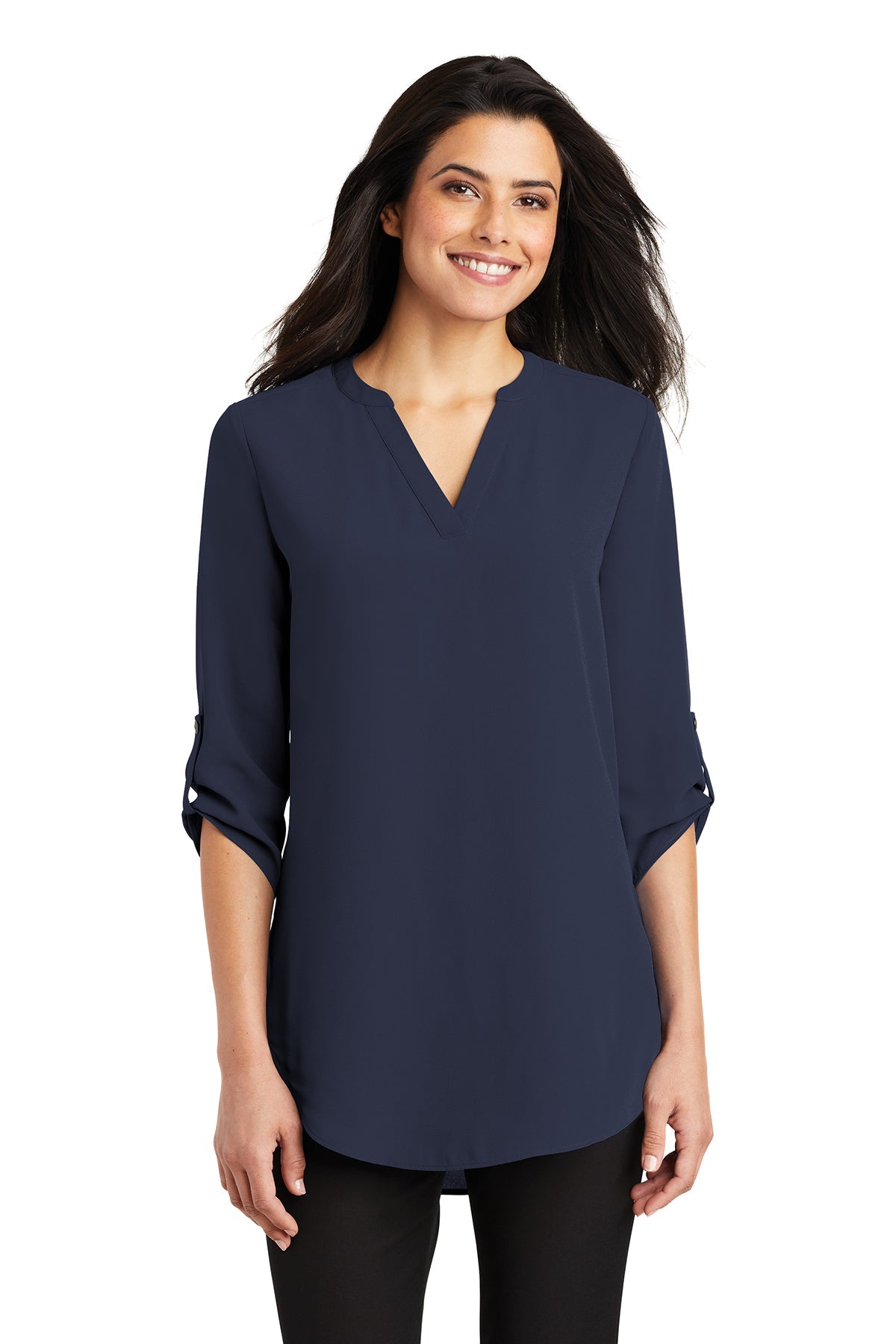 Port Authority® Ladies 3/4-Sleeve Tunic Blouse (LW701)
