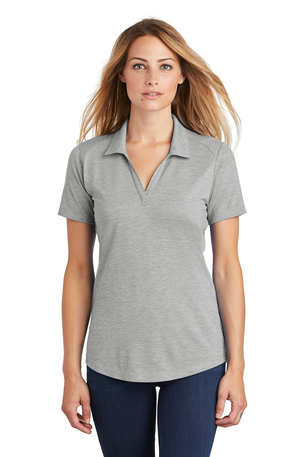 Sport-Tek® Ladies PosiCharge® Tri-Blend Wicking Polo (LST405)