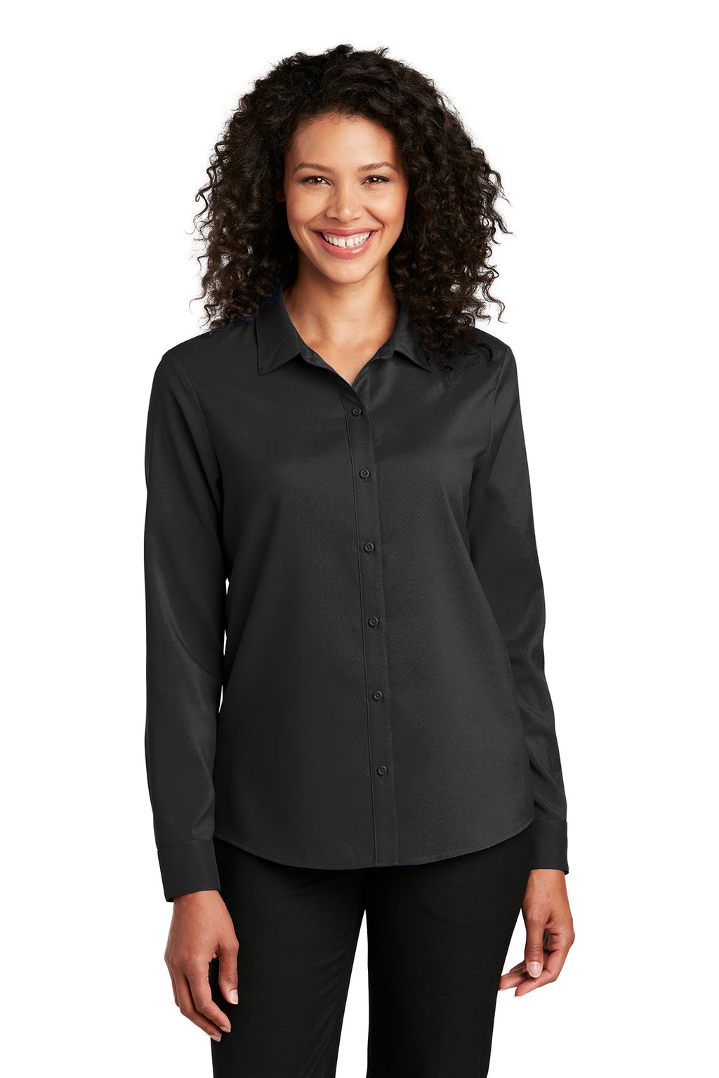 Port Authority® Ladies Long Sleeve Performance Staff Shirt (LW401)