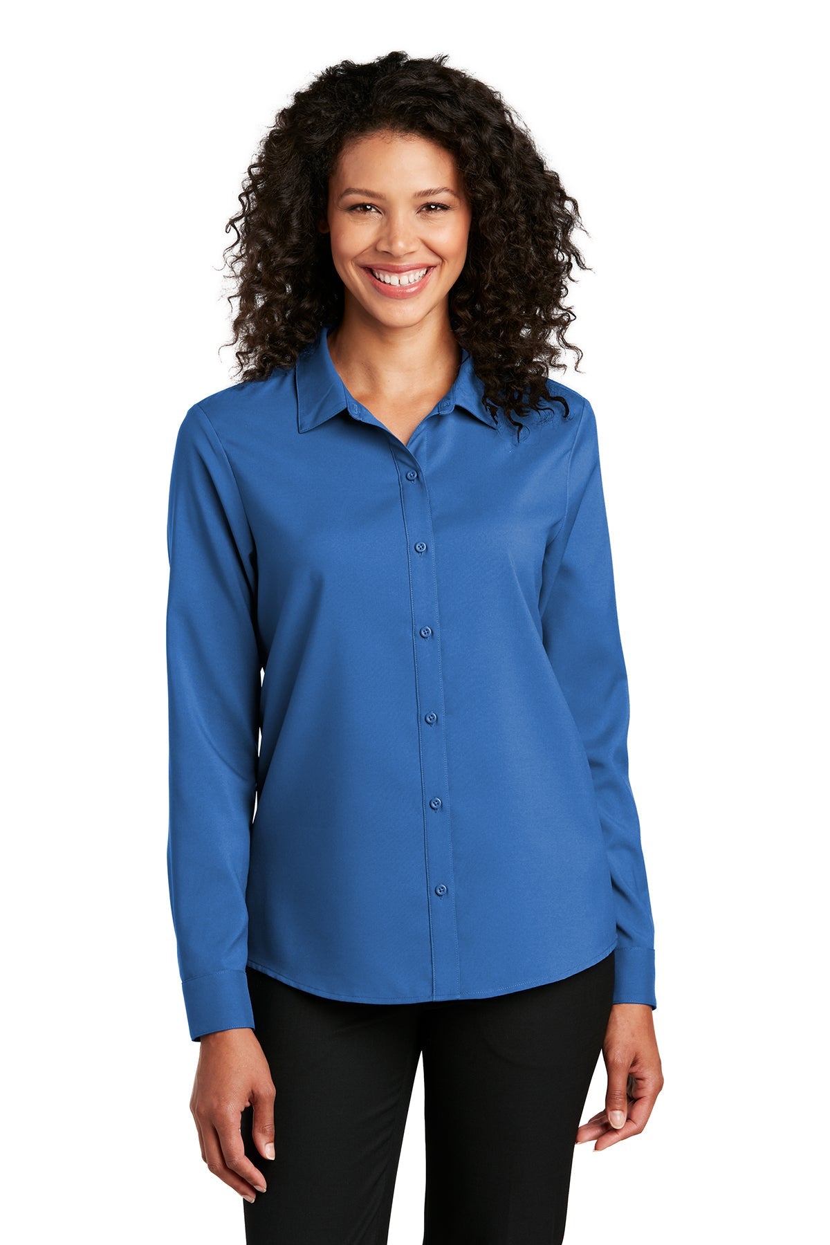 Port Authority® Ladies Long Sleeve Performance Staff Shirt (LW401)