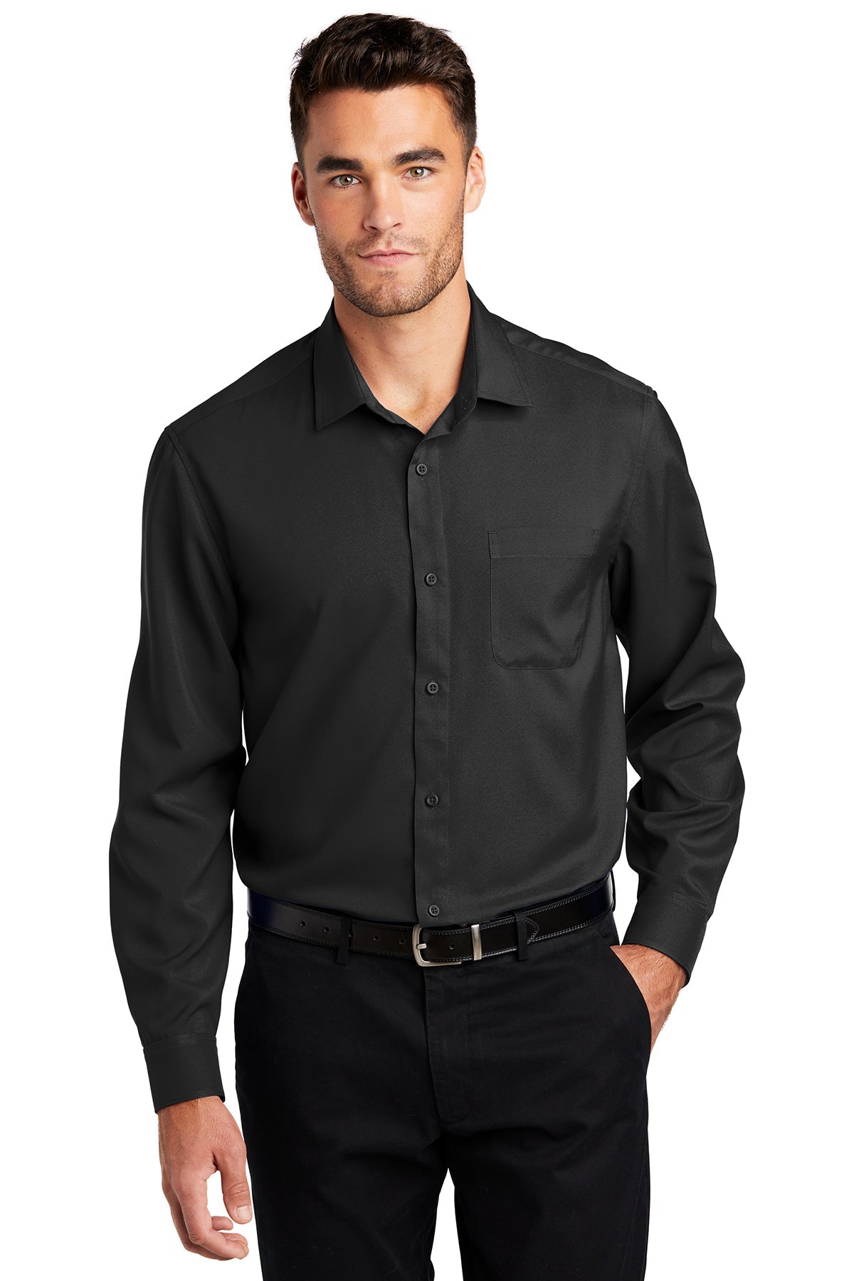 Port Authority® Long Sleeve Performance Staff Shirt (W401)