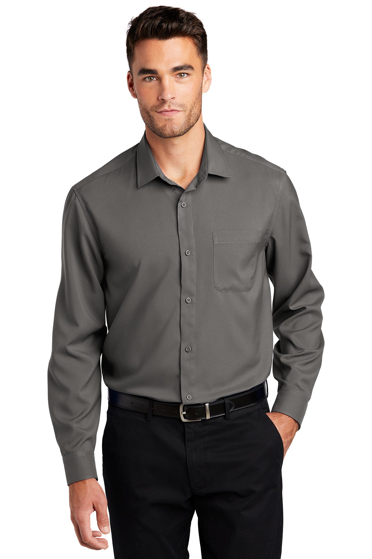 Port Authority® Long Sleeve Performance Staff Shirt (W401)