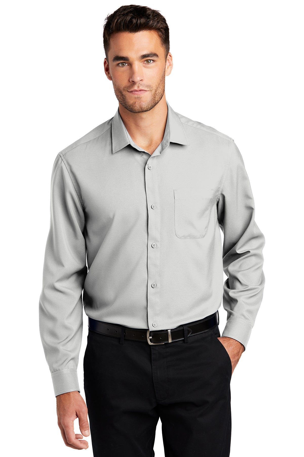 Port Authority® Long Sleeve Performance Staff Shirt (W401)