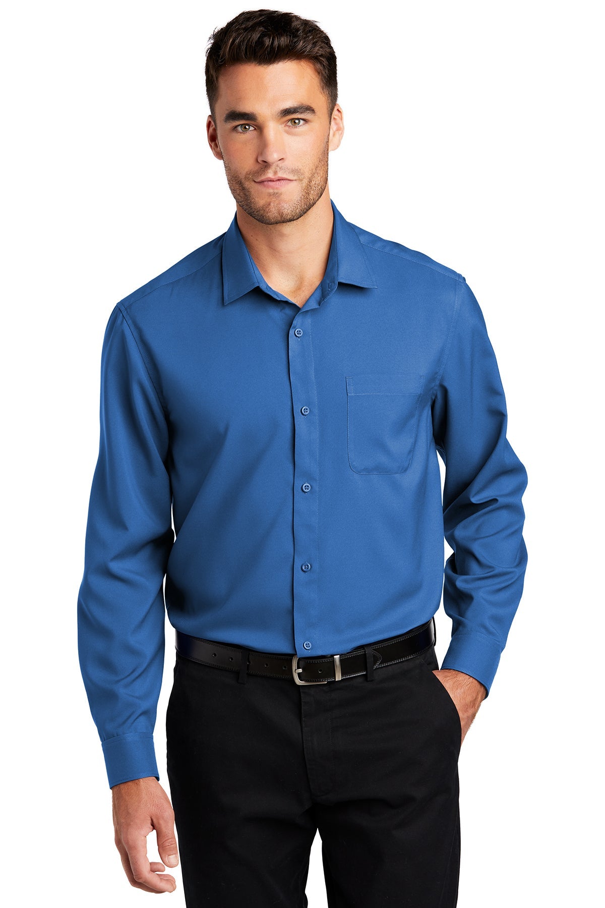 Port Authority® Long Sleeve Performance Staff Shirt (W401)