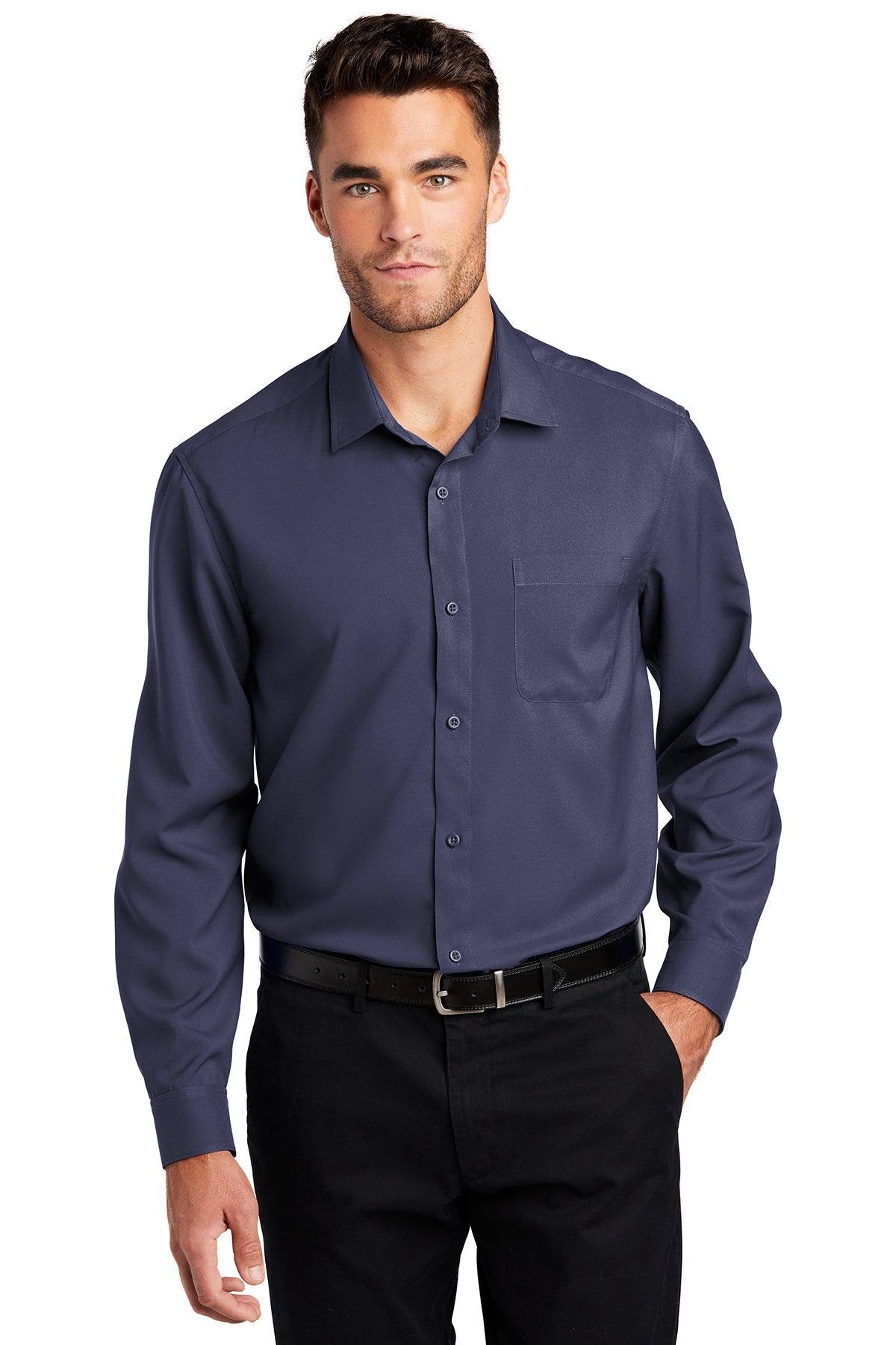 Port Authority® Long Sleeve Performance Staff Shirt (W401)