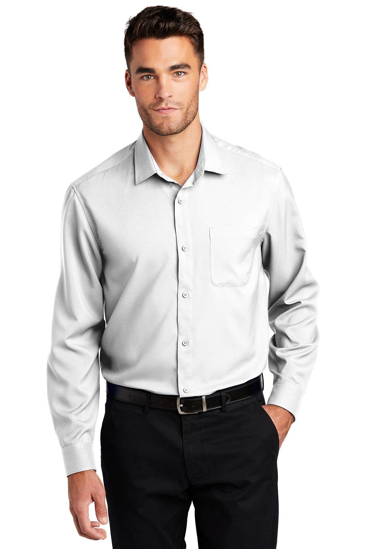 Port Authority® Long Sleeve Performance Staff Shirt (W401)