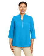 Devon & Jones Ladies' Perfect Fit™ 3/4-Sleeve Crepe Tunic-Style (DP611W)