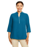 Devon & Jones Ladies' Perfect Fit™ 3/4-Sleeve Crepe Tunic-Style (DP611W)