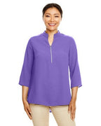 Devon & Jones Ladies' Perfect Fit™ 3/4-Sleeve Crepe Tunic-Style (DP611W)