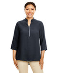 Devon & Jones Ladies' Perfect Fit™ 3/4-Sleeve Crepe Tunic-Style (DP611W)